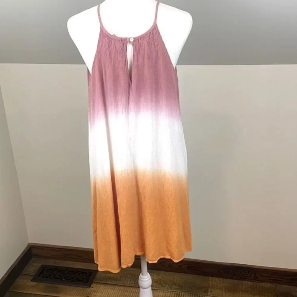 Altr’d State tie dye Spaghetti Strap Dress Size Small - Picture 3 of 6